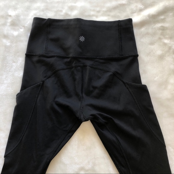Athleta Black Leggings with Pockets Size XXS - Picture 5 of 11